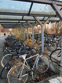Fahrrad Parkplatz Markelfingen 