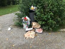 Mülleimer Spielplatz Hadumotstrasse